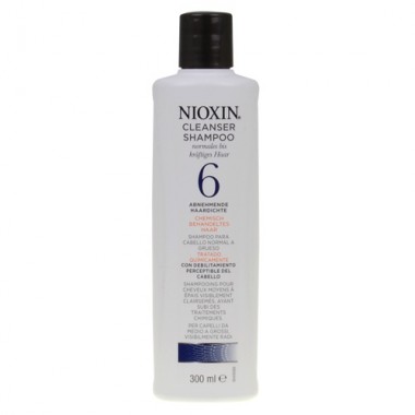 Cleanser Shampoo 6 Normaal tot Sterk Haar, Chemisch Behandeld Haar (300ml)