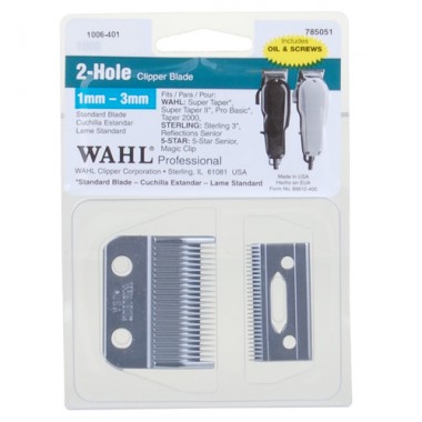 2 Hole Clipper Blade 1mm-3mm