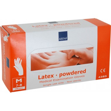 Latex Handschoenen Powdered (100)
